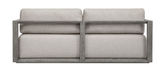 Remey Outdoor 3 Seater Sofa Weathered Grey and Dove