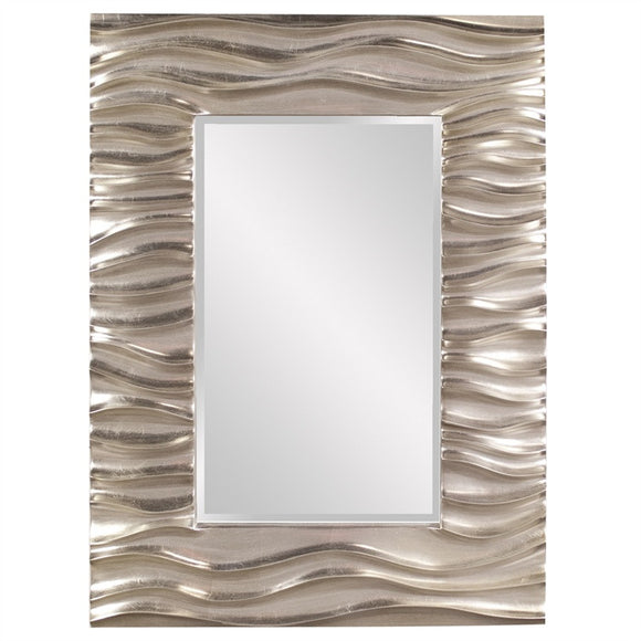 Silver Sands Wall Mirror , modern wall mirror, contemporary mirror, silver mirror 