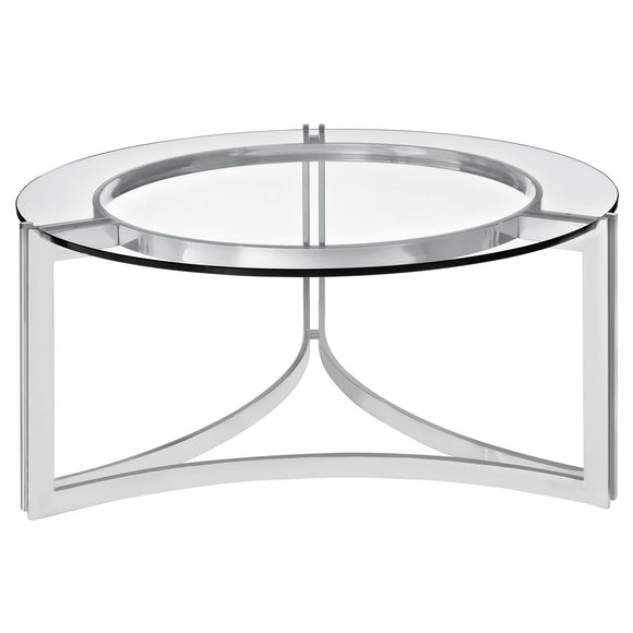 Concentric Cocktail Table, round coffee table, modern cocktail table 