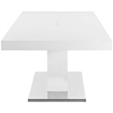 Casper Expandable White Dining Table