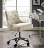 Astute Upholstered Desk Chair Sea Blue
