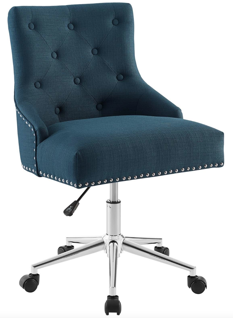 Astute Upholstered Desk Chair Beige – Interior Motives by Will Smith LLC, image size:908x1239