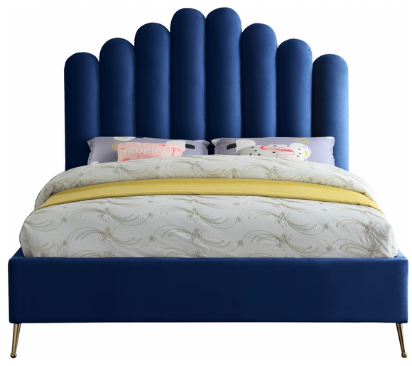 Fingerz Modern Bed Blue