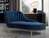 Maggie Chaise Lounge Blue