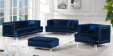 Mauldin Modern Sofa Navy Blue