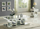 Orion Modern Mirrored Side/End Table