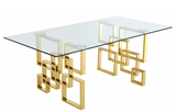Quaid Dining Table Gold