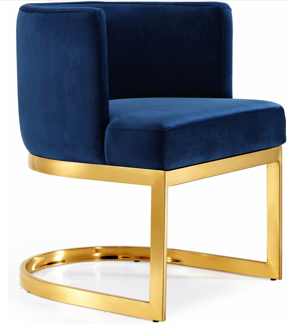 Surround Dining Chair Blue/Gold