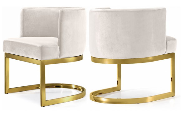 Surround Dining Chair Cream/Gold