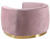 The Shell Accent Chair Pink/Gold