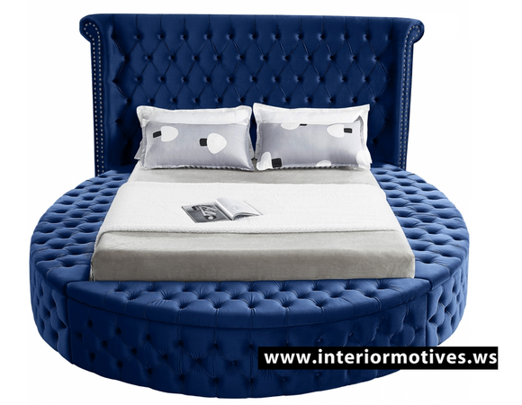 Overture Round Bed Blue