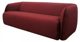 Crimson Modern Velvet Sofa