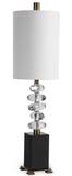 Clearstone Stacked Crystal Table Lamp