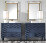 The Acrylic Classico Gold and Acrylic Wall Mirror