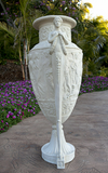 Grecian Oversized Urn Indoor/Outdoor Limestone