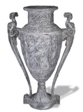 Grecian Oversized Urn Indoor/Outdoor Grey