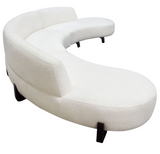 Tranquillum Faux Sheepskin Rounded Sectional