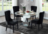 Cube Modern Mirrored Round Dining Table