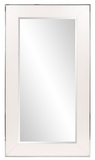 Melrose White Glass Leaner Mirror