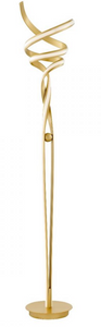 Intertwined LED Floor Lamp Gold