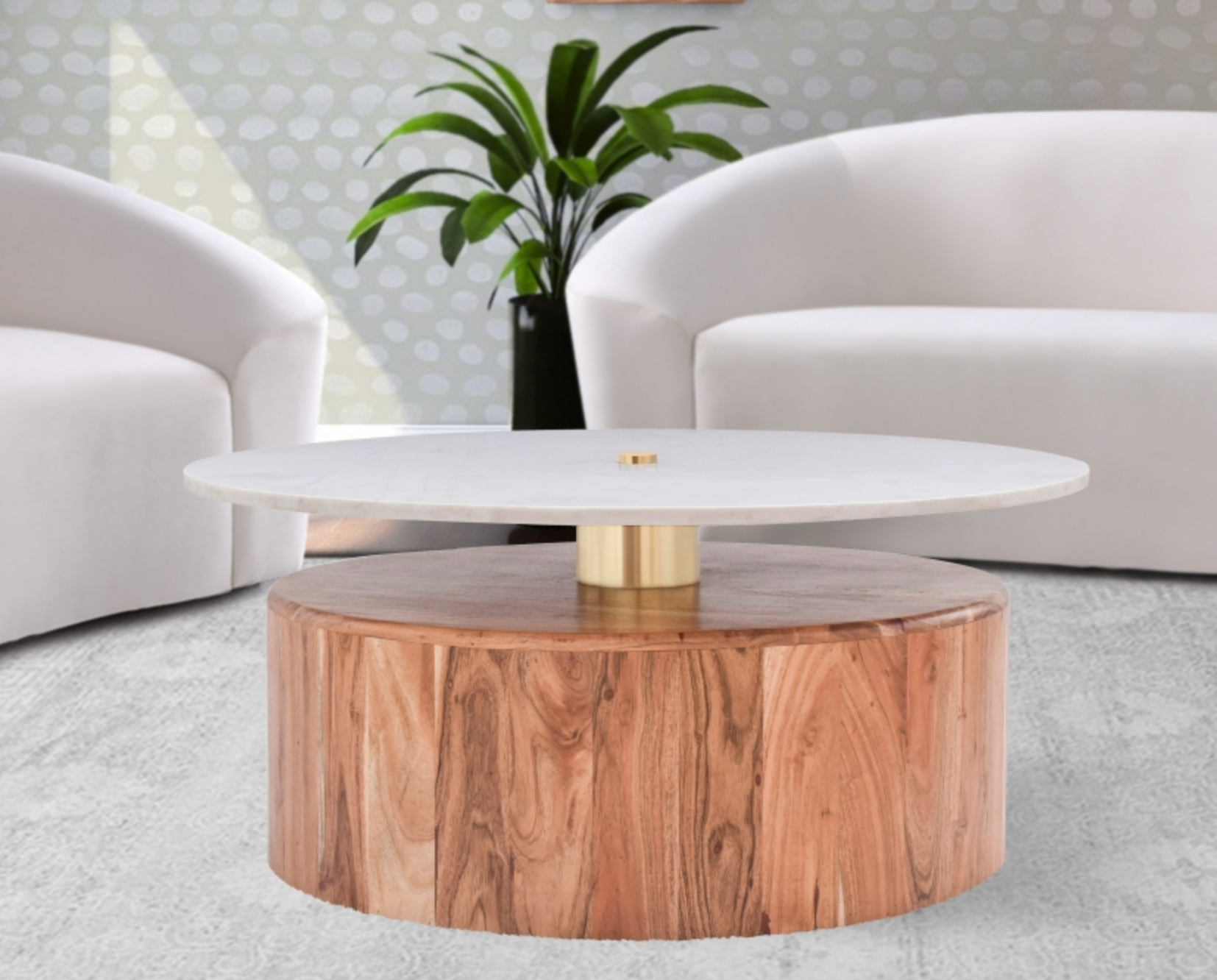 West elm marble wood coffee table deals