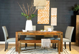 Organica Modern Wood Rectangular Dining Table