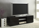 Moderne TV Stand Glossy Black