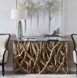 The Woodlands Teak Console Table