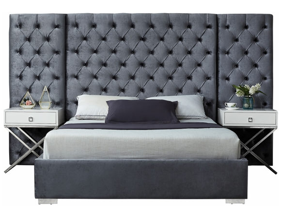 Abundance Modern Bed Grey