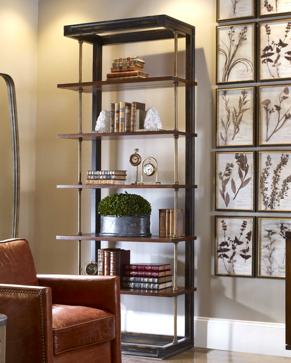 Stella glass etagere deals