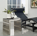 Astrid II Modern Stainless Steel Bench Small