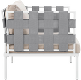 Elle Outdoor Aluminum Arm Chair