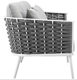 Lace Outdoor Aluminium Frame Sofa Blue