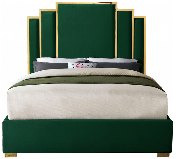 Trimme Modern Bed Green