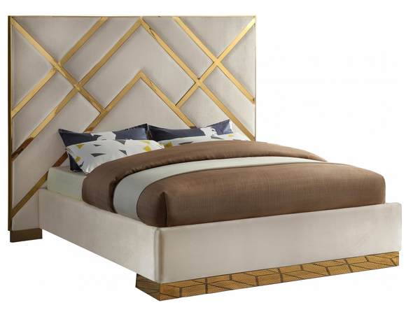 Xeon Modern Bed Cream