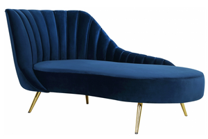 Maggie Chaise Lounge Blue