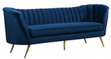 Maggie Modern Sofa Blue