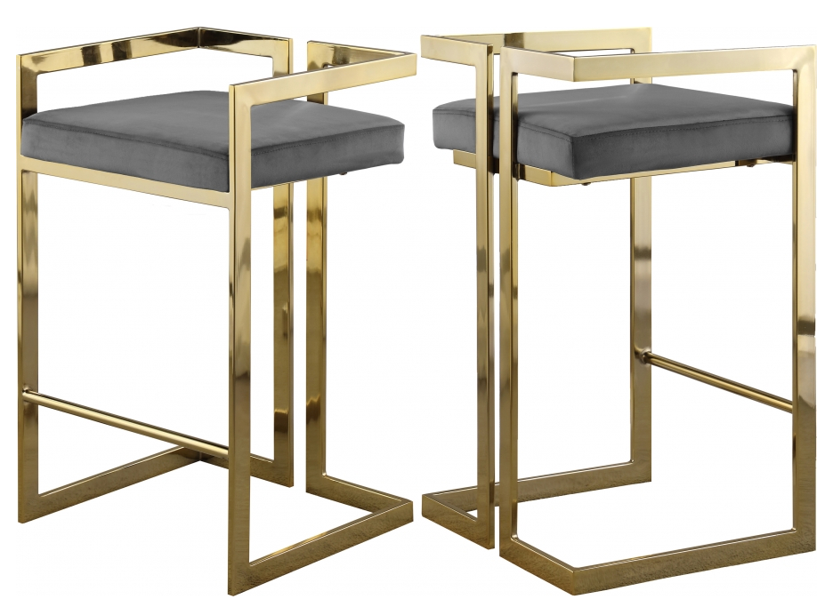Gold and best sale black counter stools