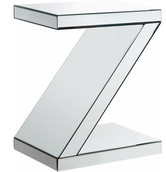 Zeek Mirrored End/Side Table