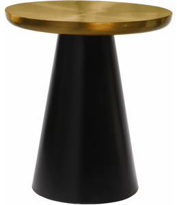 Osirus Modern End Table Gold and Black